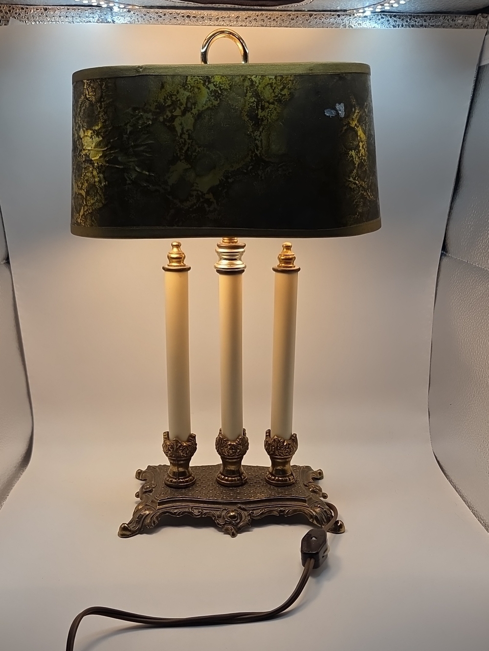 Antique Lamp .Brass Base